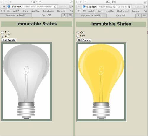 Figure 1: Two States or Two Immutable Objects